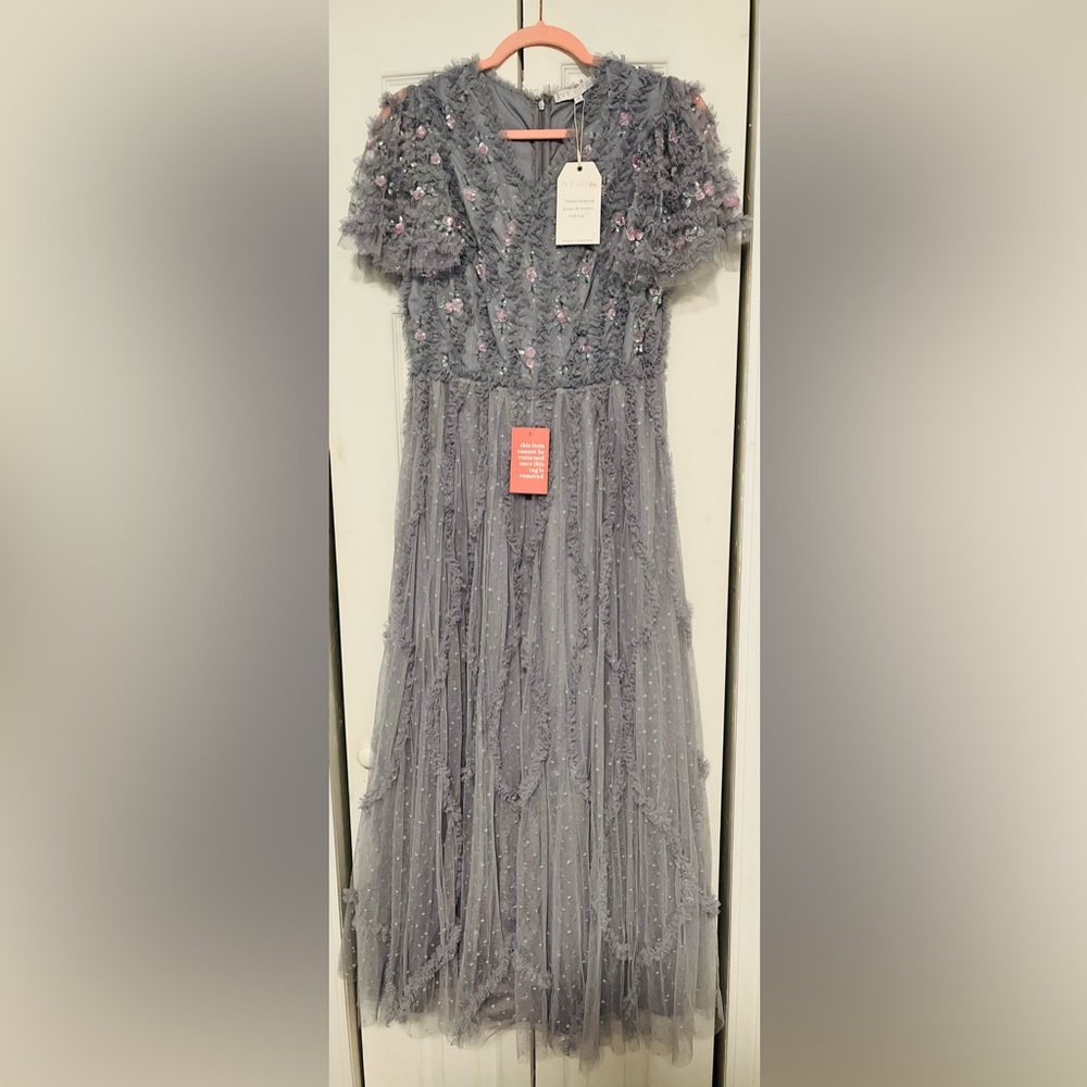 Ivy City Co Diana Dress in Lilac - Medium - NWT - Picture 7 of 9